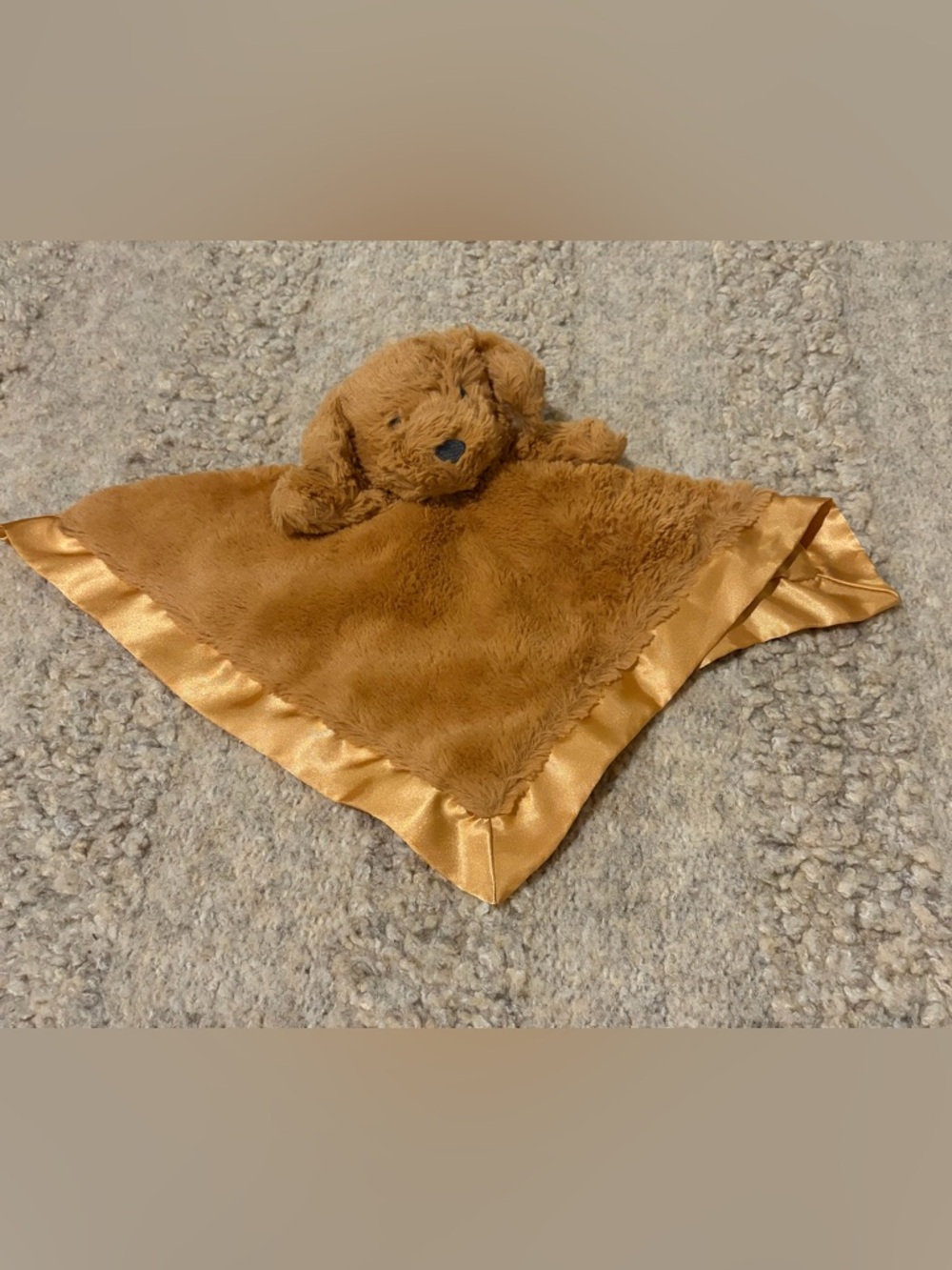 Cloud Island Brown Puppy Lovey Security Blanket Baby Comfort Toy Plush